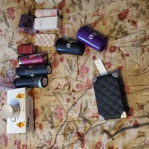 Perfume ,travel mugs,purse